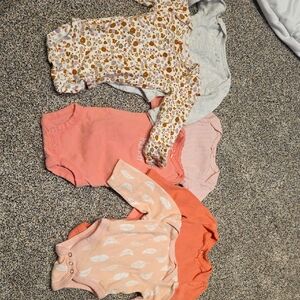 Multiple Newborn Onesies Lot